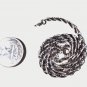 Vintage Sterling Silver Rope Chain Necklace Lot 17"