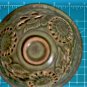 Antique Chinese Song Yaozhou Celadon Molded 2-Layer Cutout Back Dragon Bowl Lot