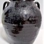 Antique Chinese Song-Yuan Cizhou Black Glazed 2-Handled Pot Lot 7.25"