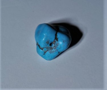 WOW! Vintage SOUTHWESTERN Natural Handmade Drilled Turquoise Nugget 73 Ct NOS