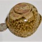 Antique Rare Chinese Tang-Song Olive Glazed Small Handled Brushwasher Lot 3-1/2"