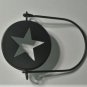 Rustic Farmhouse Star Cutout Hanging Mason Jar Lantern Lamp Lids + Jars 4-Pack