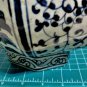 Antique Chinese Ming Blue & White Huge Hexagonal Phoenix & Flowers Vase Lot 8"