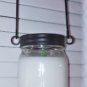 Rustic Farmhouse Star Cutout Hanging Mason Jar Lantern Lamp Lids + Jars 6-Pack