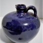 Antique Chinese Qing Cobalt Glaze Smal Squat Water Juglet or Wine Ewer 4"