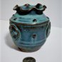 Antique Song -Ming Fuchsia Splash Blue Junyao Censer or Vase Lot 3-3/4"