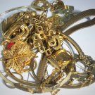 Antique/Vintage Gold Plated Scrap Jewelry & Watches Lot for Recovery 532 Gr