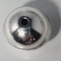 Vintage Sterling Silver Salvaged Shiny Polished Navajo Bench Bead 12 mm