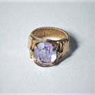 Vintage Gold Filled Wire Wrap Amethyst Ring Lot Size 6.5