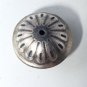 Vintage Sterling Silver Salvaged Stamped Design Navajo Bench Bead 20 mm