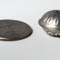 Vintage Sterling Silver Salvaged Stamped Design Navajo Bench Bead 20 mm