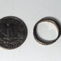 Antique Victorian Sterling Silver LOVE Hearts Flowers Band Ring Lot Sz 7