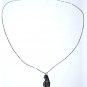 Vintage Sterling Silver Switching Tail Cat Pendant Necklace Lot 18"