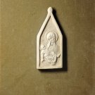 Antique Tuscan Carved Bovine Bone Middle Ages Madonna & Child Icon Ex Museum