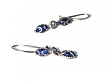 Vintage Sterling Silver Bali Handmade Dangle Drop Earrings Lot