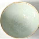 Antique Chinese Song Qingbai Floral  Incised Small Porcelain Bowl 4-3/4"