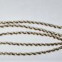 Vintage 14K Gold Filled Thick Sturdy Rope Chain Necklace Lot 24"