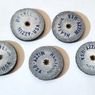 Keystone MIZZY 3/4" x 1/8" w 2 mm Arbor #8 Grit Jewelery Cutting Wheel 5 Pc