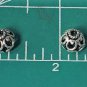 Vintage Sterling Silver Salvaged BALI Openwork Beads 11 mm Lot of 2
