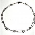 Vintage 14K WG .36 Ct Diamond Bracelet Lot 8"