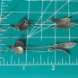 Vintage Sterling Silver MODERNIST Dangle Drop Earrings Lot