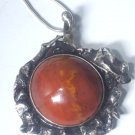 Vtg Sterling Silver Modernist Brutalist Red Mtn Statement Pendant Necklace Lot
