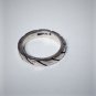 Vintage Sterling Silver Thick Diagonal Grooved MEXICO Band Ring Lot Size ~9