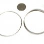Vintage Sterling Silver DANECRAFT Pattern Bangles Lot Collection of 2