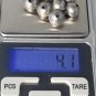 Vtg Sterling Silver Salvaged Stamped Design Navajo Bench Beads 9 mm Lot of 10