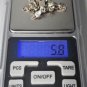 Vintage Sterling Silver Long Cuban Figaro Chain Necklace ITALY 16-1/2"