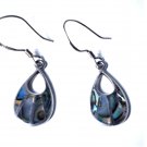 Vintage Sterling Silver Michael Anthony Abalone Inlaid Dangle Drop Earrings Lot
