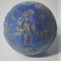 Ancient Large Spherical Carved Lapis Lazuli Intaglio Seal Bead