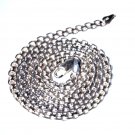 Vintage Sterling Silver ITALY Flat Diuble Links Chain Necklace Lot 19"