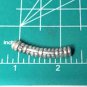 Vintage Sterling Silver Ribbed Curved Tubular Slide Bead Necklace Pendant Lot