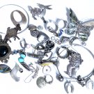 Vtg Sterling Silver SOUTHWEST Mexico Mixed Lot Harvest Craft Scrap Repair  Gr