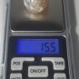 Ancient Chalcedony Agate King or Noble Stamp Seal w Pahlavi Script Caption