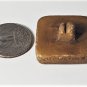 Ancient Indus Valley Mohenjo Daro Tan Carved Stone Apus Bull Stamp Seal
