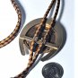 Vtg ARIZONA Bronze Territorial Centennial & State Seal Bolo Tie Necklace Lot