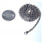 Vintage Sterling Silver Strong Sturdy Flat Oval Links Chain Necklace Lot 30.5"