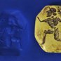 Ancient Massive Carved Jasper Seal Bead 36 mm with Hole Wear