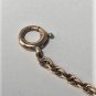 Vintage 14K Gold Filled Medium Thickness Rope Chain Necklace Lot 18"