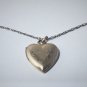Vintage 12K GF Plain Heart Locket Pendant Necklace Lot 17"