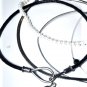 Vintage Sterling Silver Chain Pearl Wire Cord Necklaces Lot of 5 Pcs