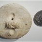 Ancient Large Carved  White Stone Intaglio Stamp Seal Lot 2 Worshippers