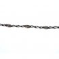 Vtg Sterling Silver Gold-Over Cable & Starburst Link Chain Necklace Lot 20"