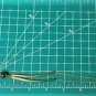 Vtg Gold Plated Jade Tassel Drop Slide Tube Choker Chain Necklace Lot 15.5"