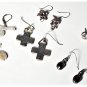 Vintage Mixed Lot of Various Gemstone, Keshi Pearl & CZ Earrings 10 Pieces