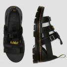 Dr Martens PEARSON Black Leather Webbing Strap Sandals US M11 UK 10 EU 45