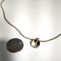 Vintage Sterling Silver *Crystal* Pendant Ball Chain Necklace Lot 20"