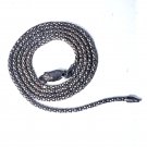 Vintage Sterling Silver ITALY Caviar Chain Necklace Lot~ 18.25"